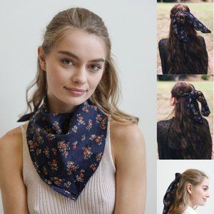 Floral Bunch Neckerchief Bandana Scarf